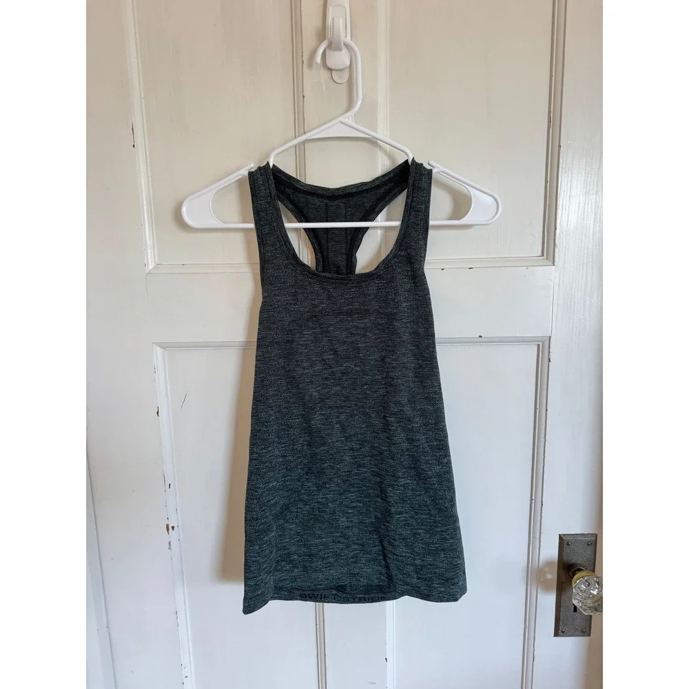 Lululemon Heather green tank size 4